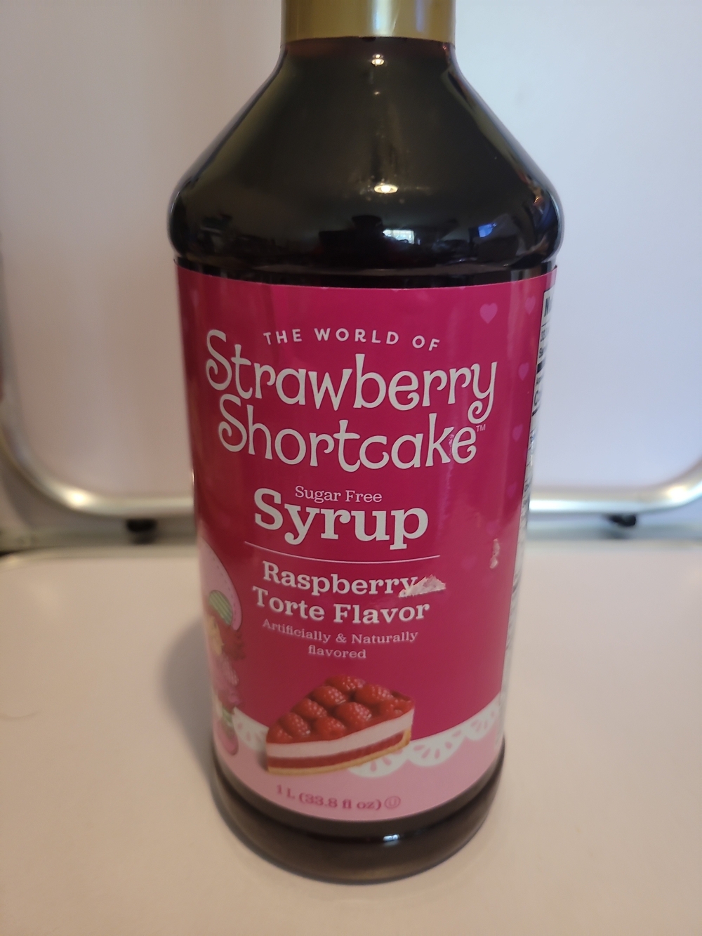 Raspberry Torte Sugar-Free Syrup - Pink